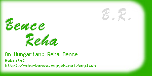 bence reha business card